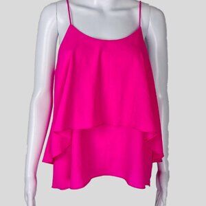 Paper Crane Neon Pink Cami Flowy Women's Tank Top